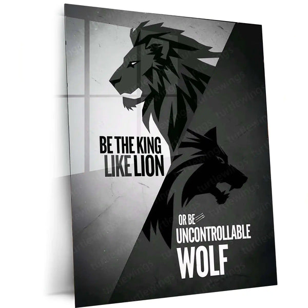 MOTIVATION Metal Frame | Bold Motivational Wall Art 11 - TURTLEWINGS