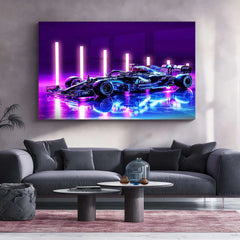 Mercedes-AMG F1 W12 E Neon LED Metal Poster - TURTLEWINGS