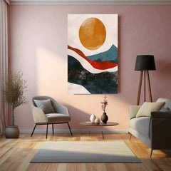 Minimalist Art Metal Poster – Modern Aesthetic Wall Decor - TURTLEWINGS