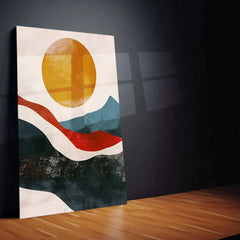 Minimalist Art Metal Poster – Modern Aesthetic Wall Decor - TURTLEWINGS