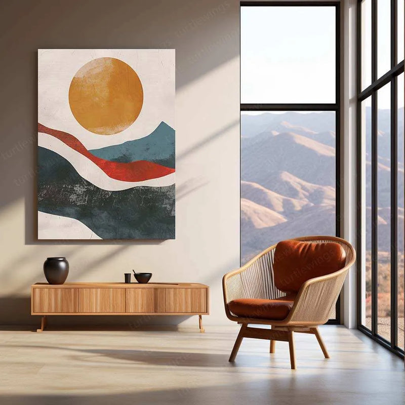 Minimalist Art Metal Poster – Modern Aesthetic Wall Decor - TURTLEWINGS