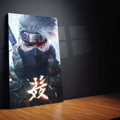 Kakashi Hatake - Naruto Metal Poster | Sharingan & Anbu Art | Anime Wall Decor - TURTLEWINGS