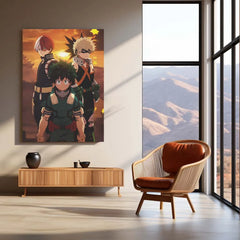 Anime Metal Poster |My Hero Academia Metal Poster – Iconic Anime Wall Art - TURTLEWINGS