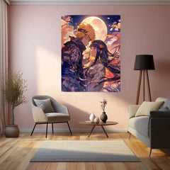 Naruto & Hinata Metal Poster - TURTLEWINGS