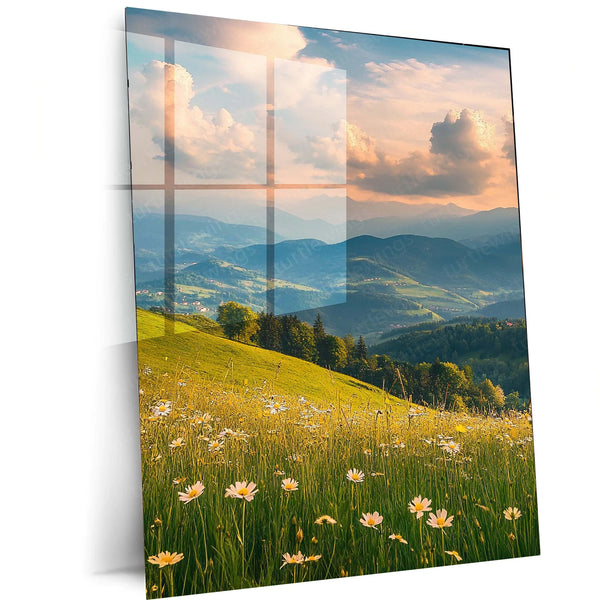 Nature Art Metal Frame | Scenic Landscape Wall Decor 04 - TURTLEWINGS