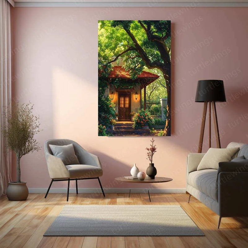 Nature Art Metal Poster – Serene Landscape & Aesthetic Wall Decor 2 - TURTLEWINGS