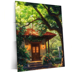 Nature Art Metal Poster – Serene Landscape & Aesthetic Wall Decor 2 - TURTLEWINGS