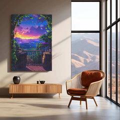 Nature Art Metal Poster – Serene Landscape & Aesthetic Wall Decor 6 - TURTLEWINGS