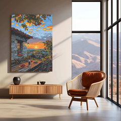 Nature Art Metal Poster – Serene Landscape & Aesthetic Wall Decor 7 - TURTLEWINGS