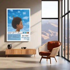 Nothing Was The Same – Drake | Iconic Album Cover Metal Poster | HD Metal Wall Frame