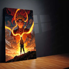 Anime Metal Poster | Naruto Uzumaki – The Fire Within Metal Poster | Naruto Shippuden Anime Wall Frame
