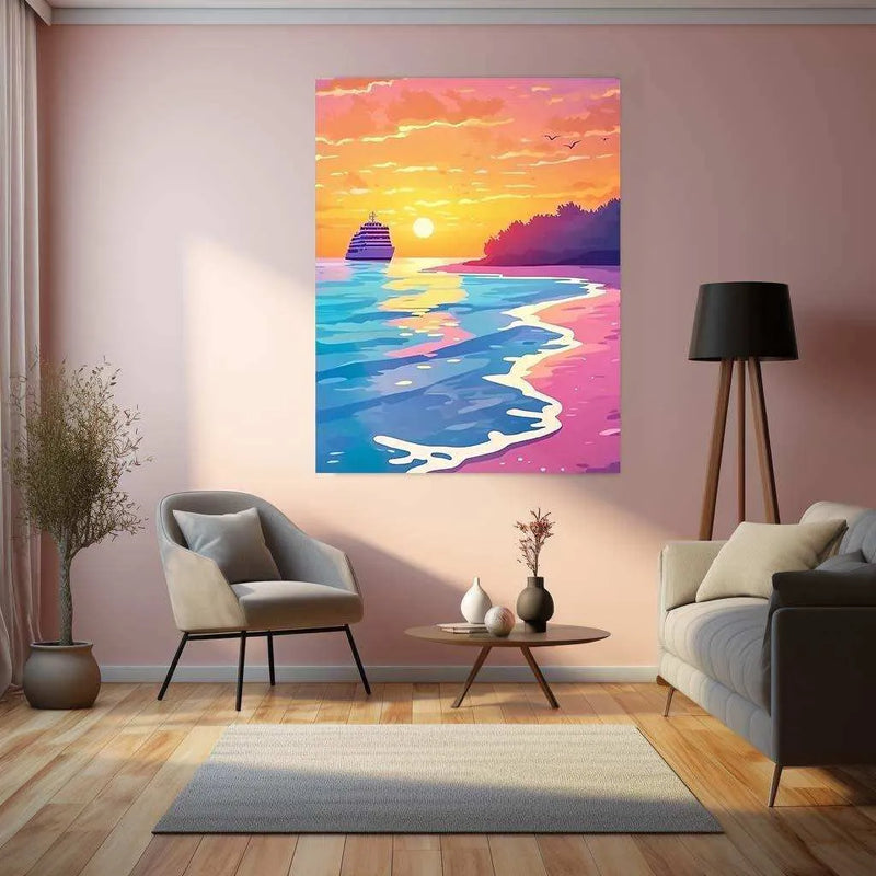 Natural Abstract Art 2 Metal Poster - TURTLEWINGS