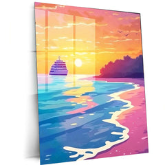 Natural Abstract Art 2 Metal Poster - TURTLEWINGS