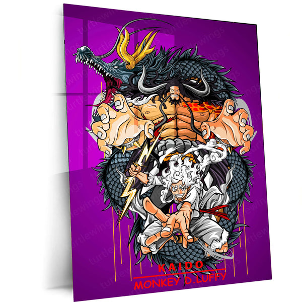 Anime Metal Poster | One Piece Metal Poster | Straw Hat Pirates Wall Art | Epic Anime Adventure Decor - TURTLEWINGS