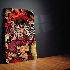 Anime Metal Poster | Obanai Iguro – Serpent Hashira Artwork | Demon Slayer Kimetsu no Yaiba Metal Frame Poster