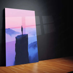 PEACE Metal Poster | Minimalist Wall Art | Inspirational Decor - TURTLEWINGS