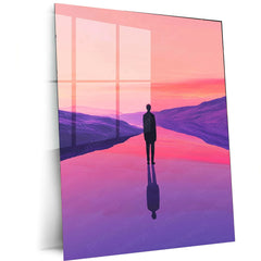 PEACE Metal Poster | Minimalist Wall Art | Inspirational Decor 2 - TURTLEWINGS