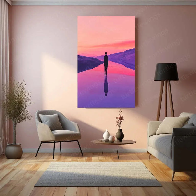 PEACE Metal Poster | Minimalist Wall Art | Inspirational Decor 2 - TURTLEWINGS