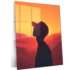 PEACE Metal Poster | Minimalist Wall Art | Inspirational Decor 3 - TURTLEWINGS