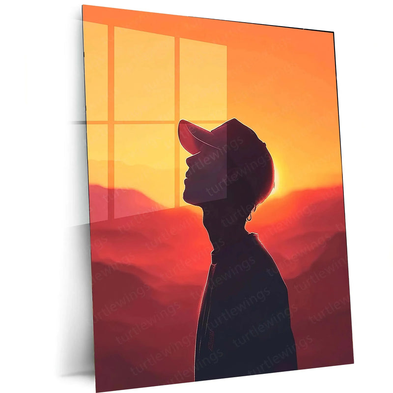 PEACE Metal Poster | Minimalist Wall Art | Inspirational Decor 3 - TURTLEWINGS