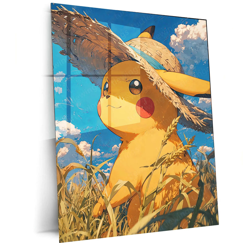 Anime Metal Poster | Pikachu Pokemon Metal Poster – Electrify Your Space - TURTLEWINGS