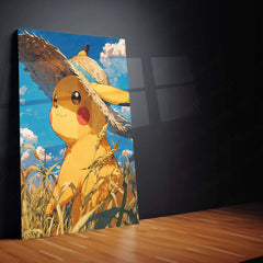 Anime Metal Poster | Pikachu Pokemon Metal Poster – Electrify Your Space - TURTLEWINGS