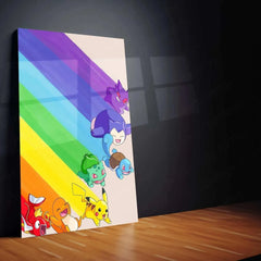 Pokemon Metal Poster – Iconic Characters & Nostalgic Adventure Art - TURTLEWINGS