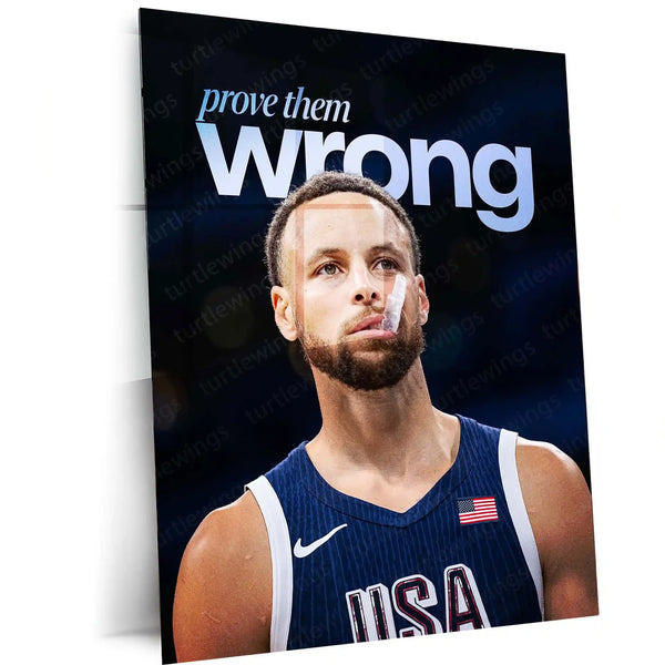 Prove Them Wrong – High-Performance Motivational Metal Frame | Hustle Wall Art | Revenge-to-Results Poster