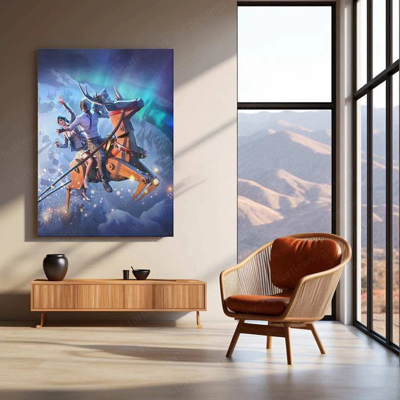 PUBG Metal Poster – Ultimate Battle Royale Gaming Wall Art 2 - TURTLEWINGS