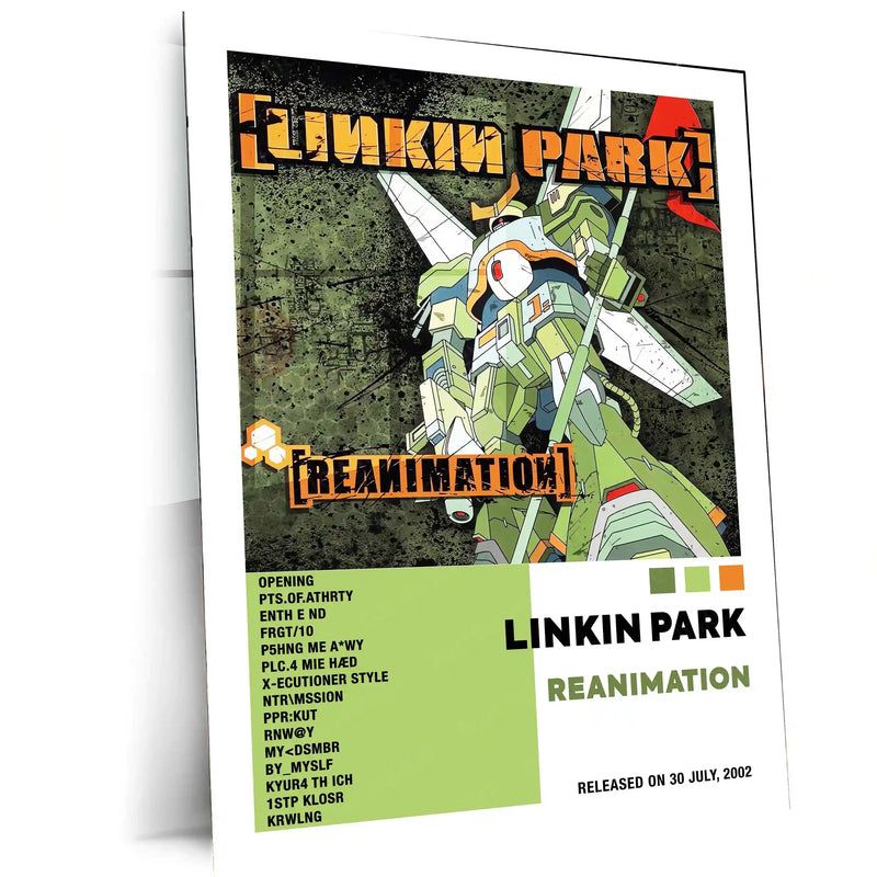 Linkin Park Metal Poster Collection – 11 Iconic Albums | Premium Music Wall Art | Buy Single, Set of 8, or Complete Set of 11