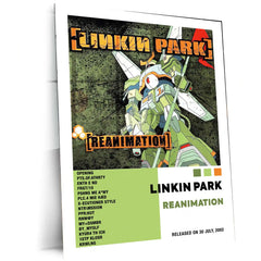 Linkin Park Metal Poster Collection – 11 Iconic Albums | Premium Music Wall Art | Buy Single, Set of 8, or Complete Set of 11