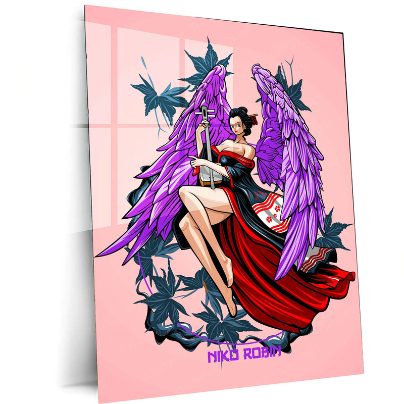 Anime Metal Poster | Nico Robin Metal Poster | One Piece Wall Art | Archaeologist of the Straw Hats Decor - TURTLEWINGS