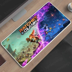 Ratchet & Clank Rift Apart Deskmat – Futuristic Gaming Adventure Design
