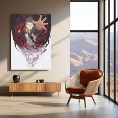 Anime Metal Poster | Re:Zero – Subaru & Emilia Dark Fate Metal Poster | Anime Fantasy Wall Frame