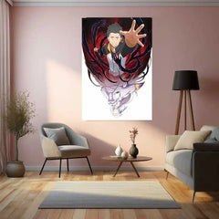 Anime Metal Poster | Re:Zero – Subaru & Emilia Dark Fate Metal Poster | Anime Fantasy Wall Frame
