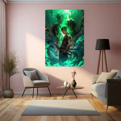Roronoa Zoro – One Piece Metal Poster | Straw Hat Swordsman Wall Frame