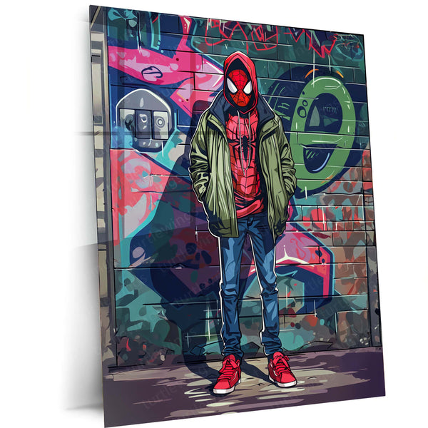 Spider-Man – Marvel Superhero Metal Frame | Wall Art for Kids & Fans - TURTLEWINGS