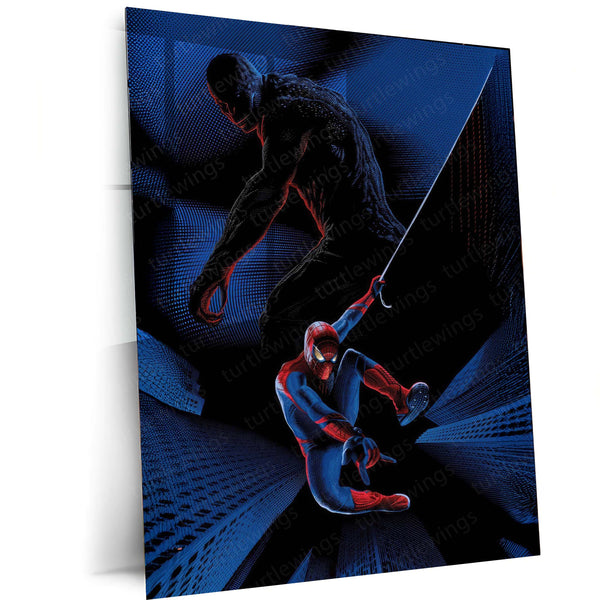 Spider-Man – Marvel Superhero Metal Frame | Wall Art for Kids & Fans 04 - TURTLEWINGS