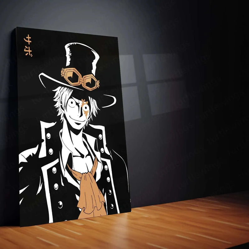 Anime Metal Poster | Ace, Luffy & Sabo Metal Poster Set – One Piece Brothers Wall Art Collection - TURTLEWINGS
