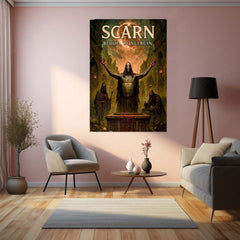 Game Metal Poster | Scarn – Blood, Bone, Ruin Metal Frame