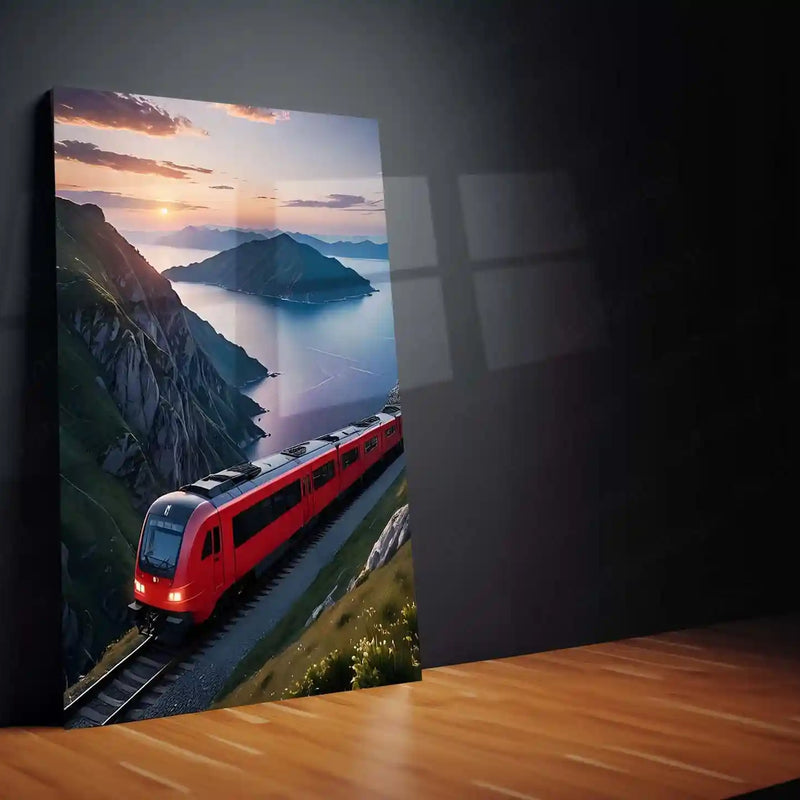 Scenic Art Metal Frame | Nature Landscape Wall Decor - TURTLEWINGS