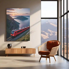 Scenic Art Metal Frame | Nature Landscape Wall Decor - TURTLEWINGS