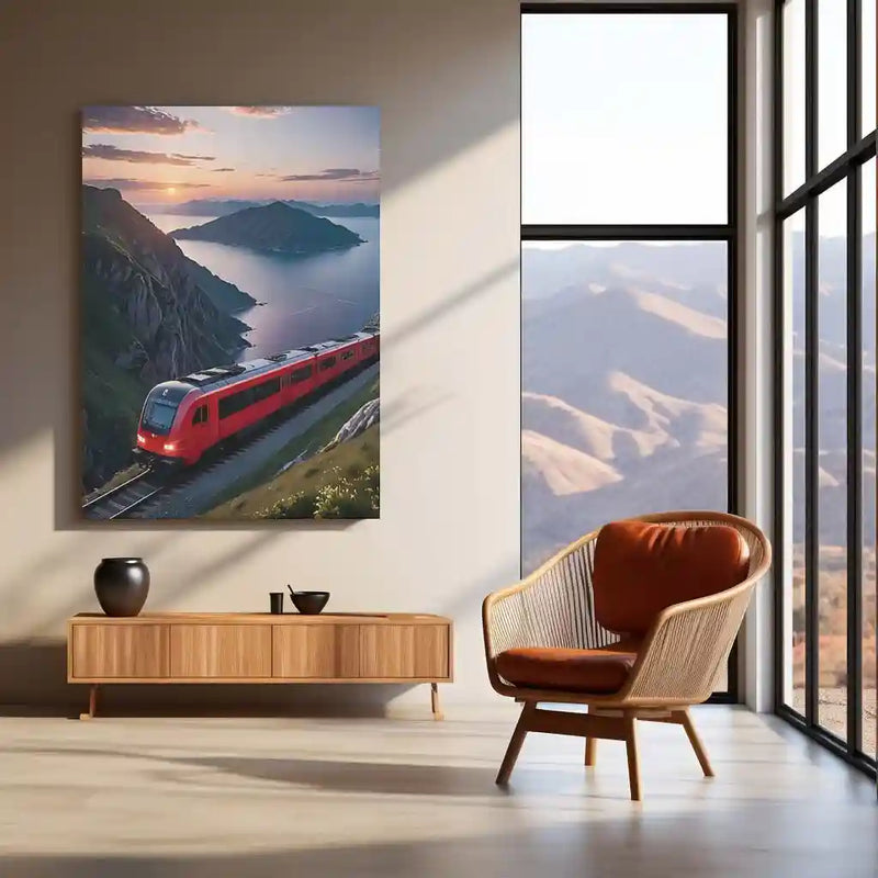 Scenic Art Metal Frame | Nature Landscape Wall Decor - TURTLEWINGS