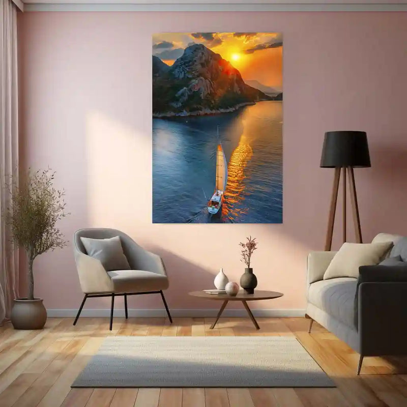 Scenic Art Metal Frame | Nature Landscape Wall Decor 01 - TURTLEWINGS