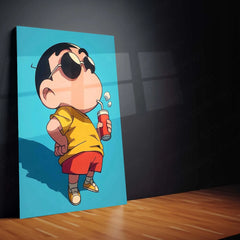Anime Metal Poster | Shinchan Metal Poster – Fun & Quirky Anime Wall Art 03 - TURTLEWINGS