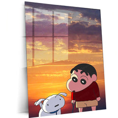 Anime Metal Poster | Shinchan Metal Poster – Fun & Quirky Anime Wall Art 01 - TURTLEWINGS