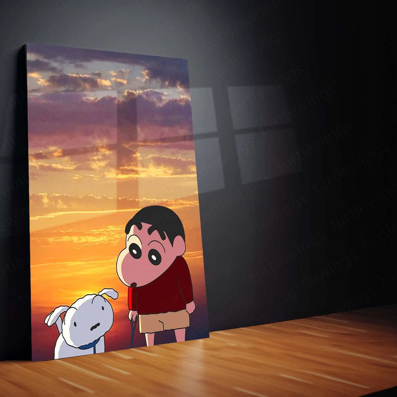 Anime Metal Poster | Shinchan Metal Poster – Fun & Quirky Anime Wall Art 01 - TURTLEWINGS