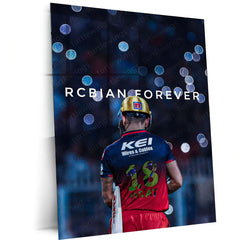 Cricket Metal Poster | Virat Kohli Metal Poster – Iconic Cricket Legend Wall Art 5 - TURTLEWINGS