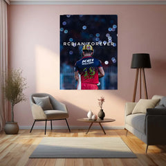 Cricket Metal Poster | Virat Kohli Metal Poster – Iconic Cricket Legend Wall Art 5 - TURTLEWINGS