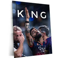 Cricket Metal Poster | Virat Kohli Metal Poster – Iconic Cricket Legend Wall Art 6 - TURTLEWINGS